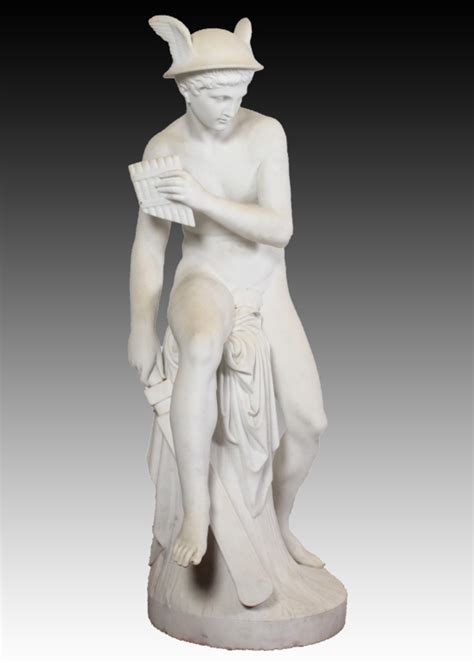 polystone statues hermes|hermes marble statue.